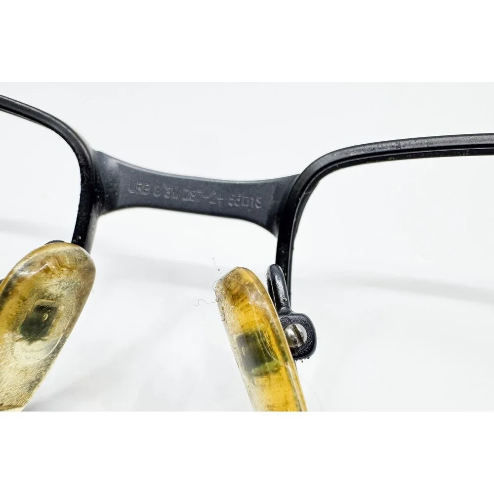 3M Urban 8 Safety Eyewear Mens Black Z87-2+ Rectangular Frames 55-18-140
